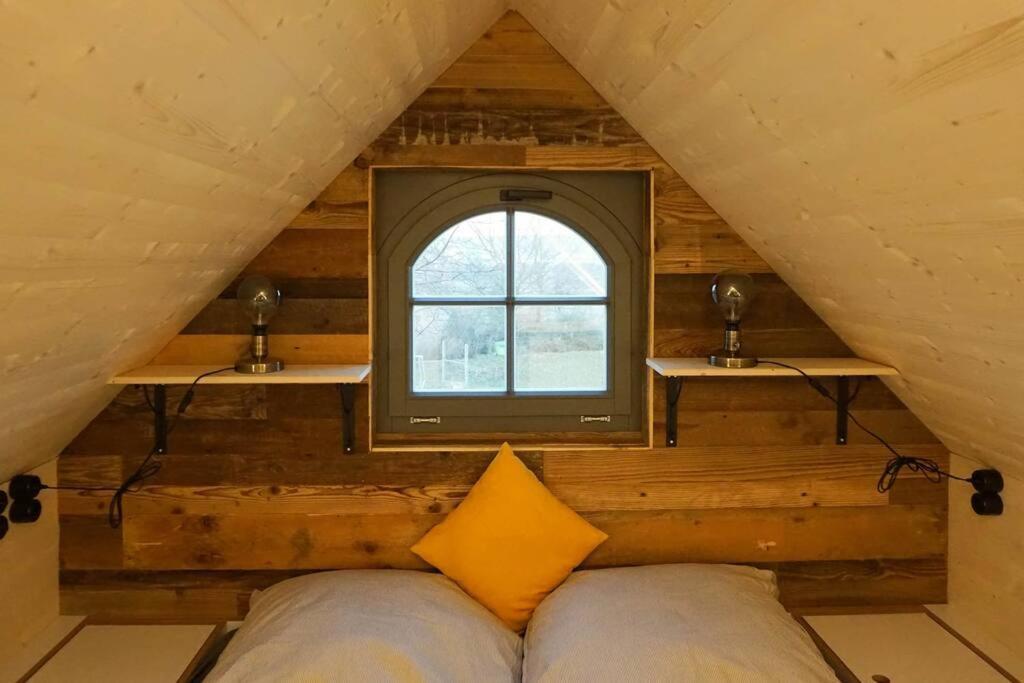 Tiny Haus Auf Idyllischem Grundstueck Im Rittergut Villa Klipphausen Luaran gambar